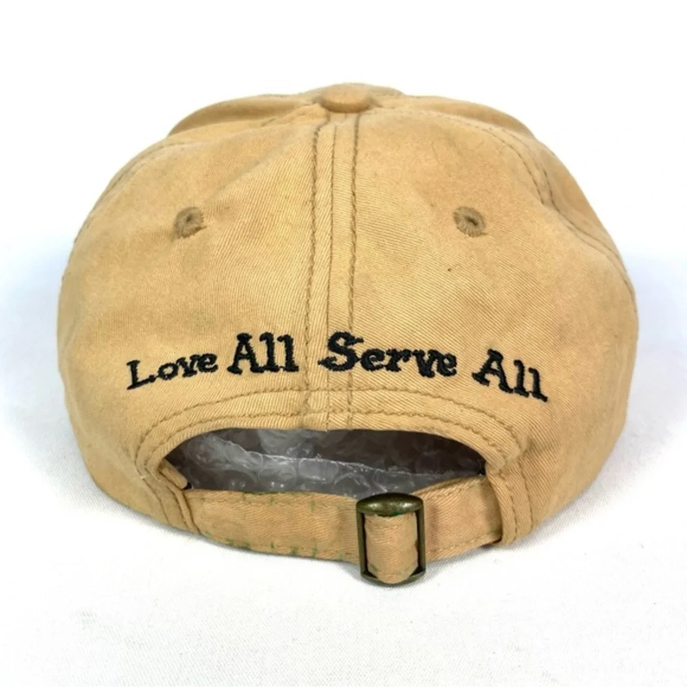 Hard Rock Cafe Cayman Islands 2010 Tan Strapback Hat OSFA